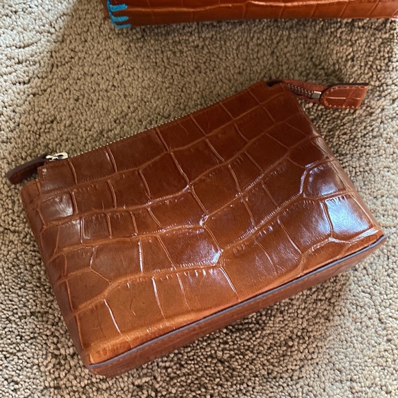 Staud Shirley Croc Crochet Edge Bag. Comes with matching pouch! - Picture 5 of 15